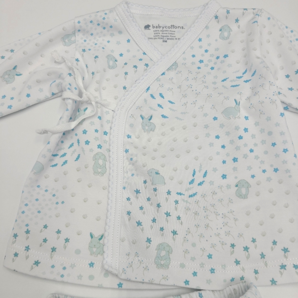 Babycottons baby boy Pima cotton bunny outfit size 3 months - Picture 3 of 6